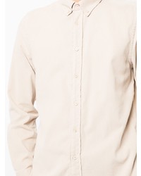 Chemise de ville beige PS Paul Smith