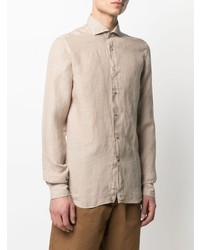 Chemise de ville beige Xacus