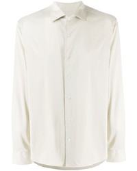 Chemise de ville beige Corneliani