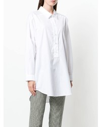 Chemise de ville blanche Tela