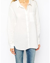 Chemise de ville blanche Vila