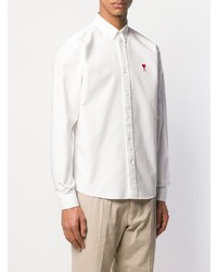 Chemise de ville blanche Ami Paris