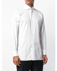 Chemise de ville blanche Ermenegildo Zegna