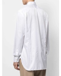 Chemise de ville blanche Kiton