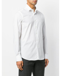 Chemise de ville blanche Paolo Pecora