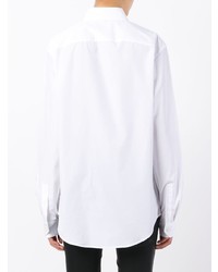 Chemise de ville blanche Saint Laurent