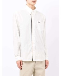 Chemise de ville blanche Fred Perry