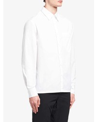 Chemise de ville blanche Prada