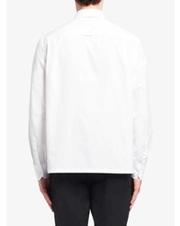 Chemise de ville blanche Prada