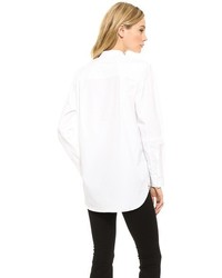 Chemise de ville blanche Victoria Beckham