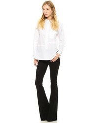 Chemise de ville blanche Victoria Beckham