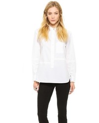 Chemise de ville blanche Victoria Beckham