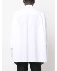 Chemise de ville blanche Raf Simons