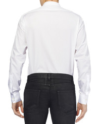 Chemise de ville blanche Saint Laurent