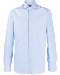 Chemise de ville bleu clair Barba