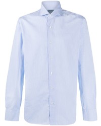 Chemise de ville bleu clair Barba