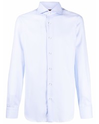 Chemise de ville bleu clair Barba