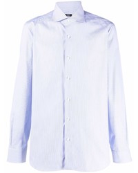 Chemise de ville bleu clair Barba