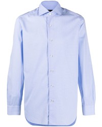 Chemise de ville bleu clair Barba