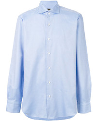 Chemise de ville bleu clair Barba