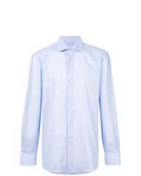 Chemise de ville bleu clair Barba