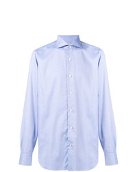 Chemise de ville bleu clair Barba