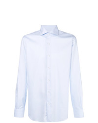 Chemise de ville bleu clair Barba