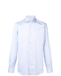 Chemise de ville bleu clair Barba