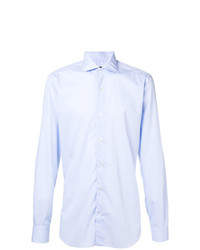 Chemise de ville bleu clair Barba