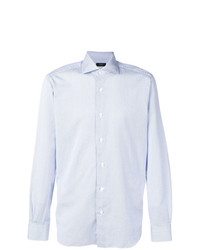 Chemise de ville bleu clair Barba