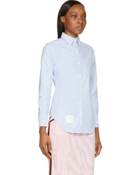 Chemise de ville bleu clair Thom Browne