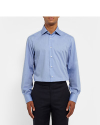 Chemise de ville bleu clair Brioni