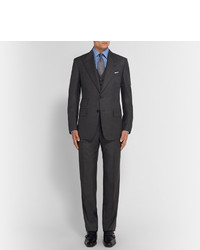 Chemise de ville bleu clair Tom Ford