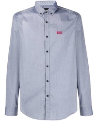 Chemise de ville bleu clair BOSS