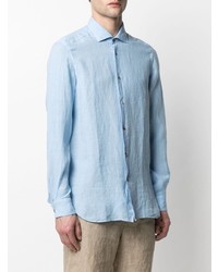 Chemise de ville bleu clair Boglioli