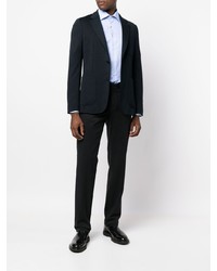 Chemise de ville bleu clair Canali