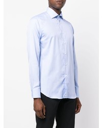 Chemise de ville bleu clair Canali