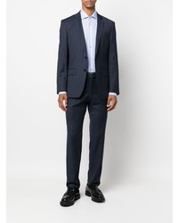 Chemise de ville bleu clair Kiton