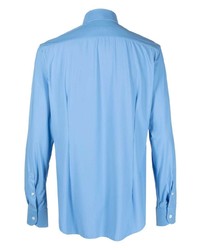 Chemise de ville bleu clair Corneliani