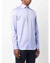 Chemise de ville bleu clair Canali