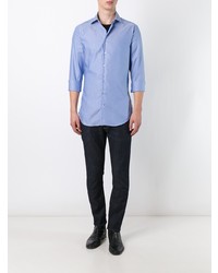 Chemise de ville bleu clair Etro