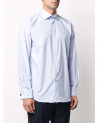 Chemise de ville bleu clair Canali