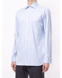 Chemise de ville bleu clair Gieves & Hawkes