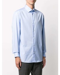 Chemise de ville bleu clair Z Zegna