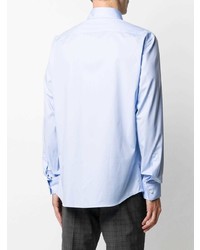 Chemise de ville bleu clair Z Zegna