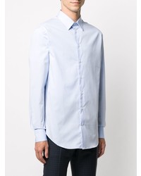 Chemise de ville bleu clair Emporio Armani