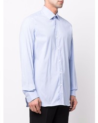 Chemise de ville bleu clair Barba