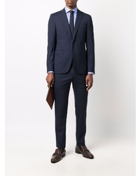 Chemise de ville bleu clair Canali