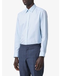 Chemise de ville bleu clair Burberry