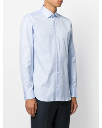 Chemise de ville bleu clair Barba